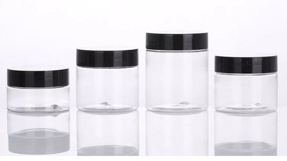 Pots en plastique d'animal familier rond avec la catégorie comestible de couvercles 6 onces 8 onces 8 onces